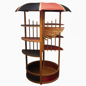 Bespoke Vintage Clothes Storage Unit by Paul Connell, 1980s