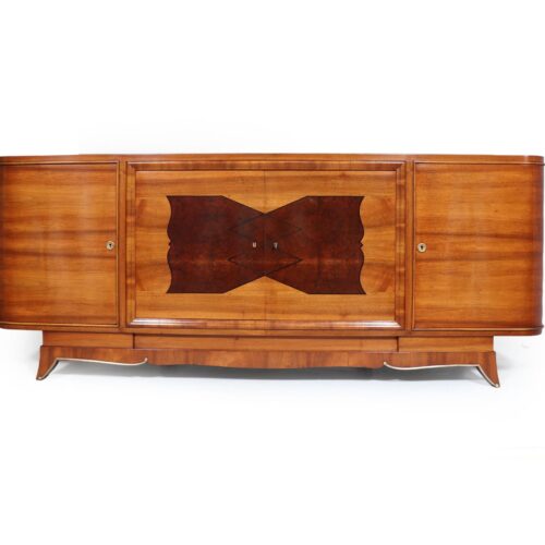 Large Walnut Art Deco Sideboard