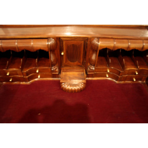 Chippendale writing desk in mahogany