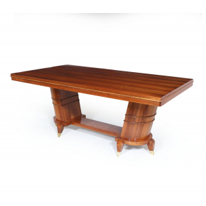 Art Deco Walnut Dining Table