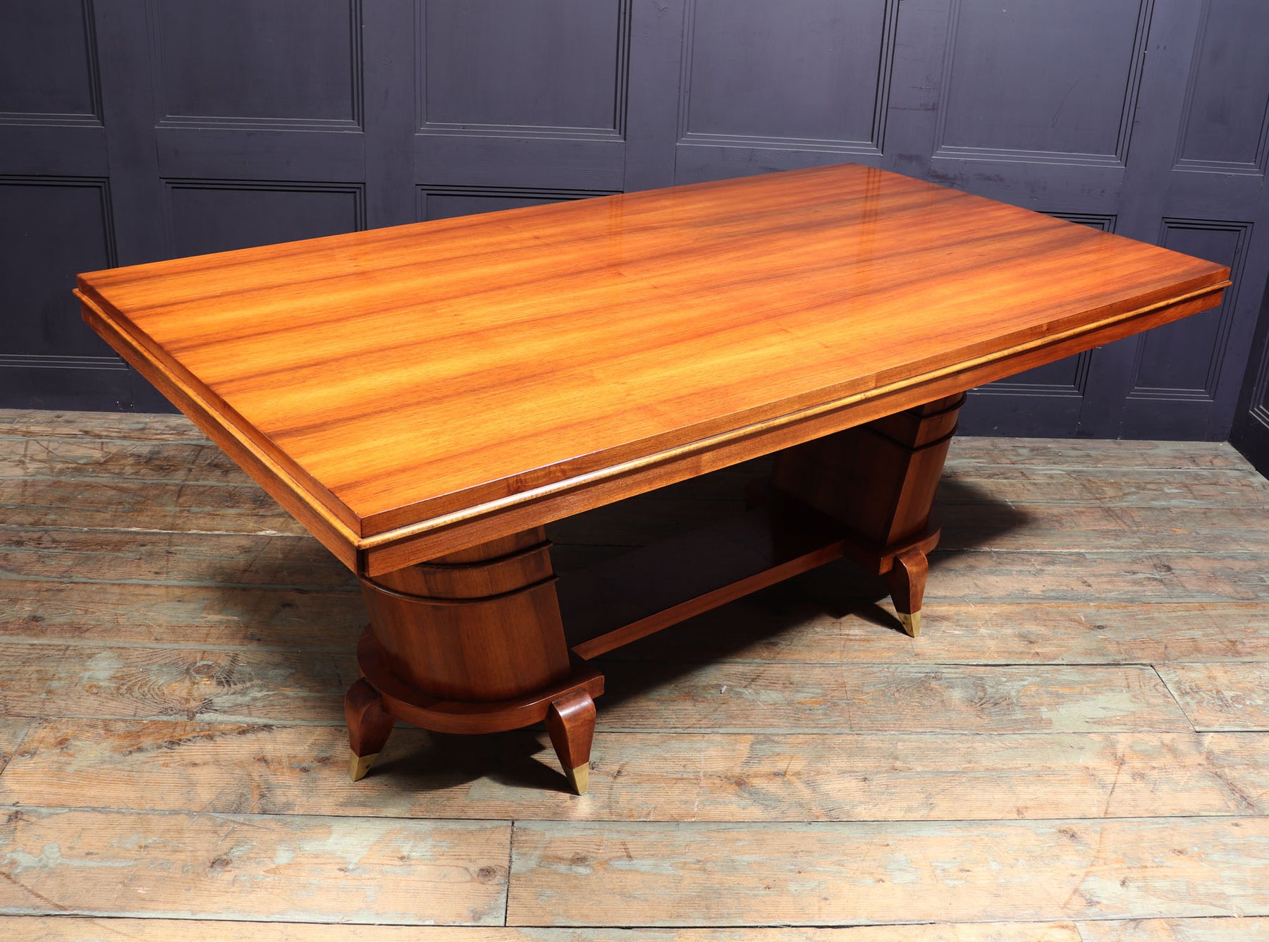Art Deco Walnut Dining Table