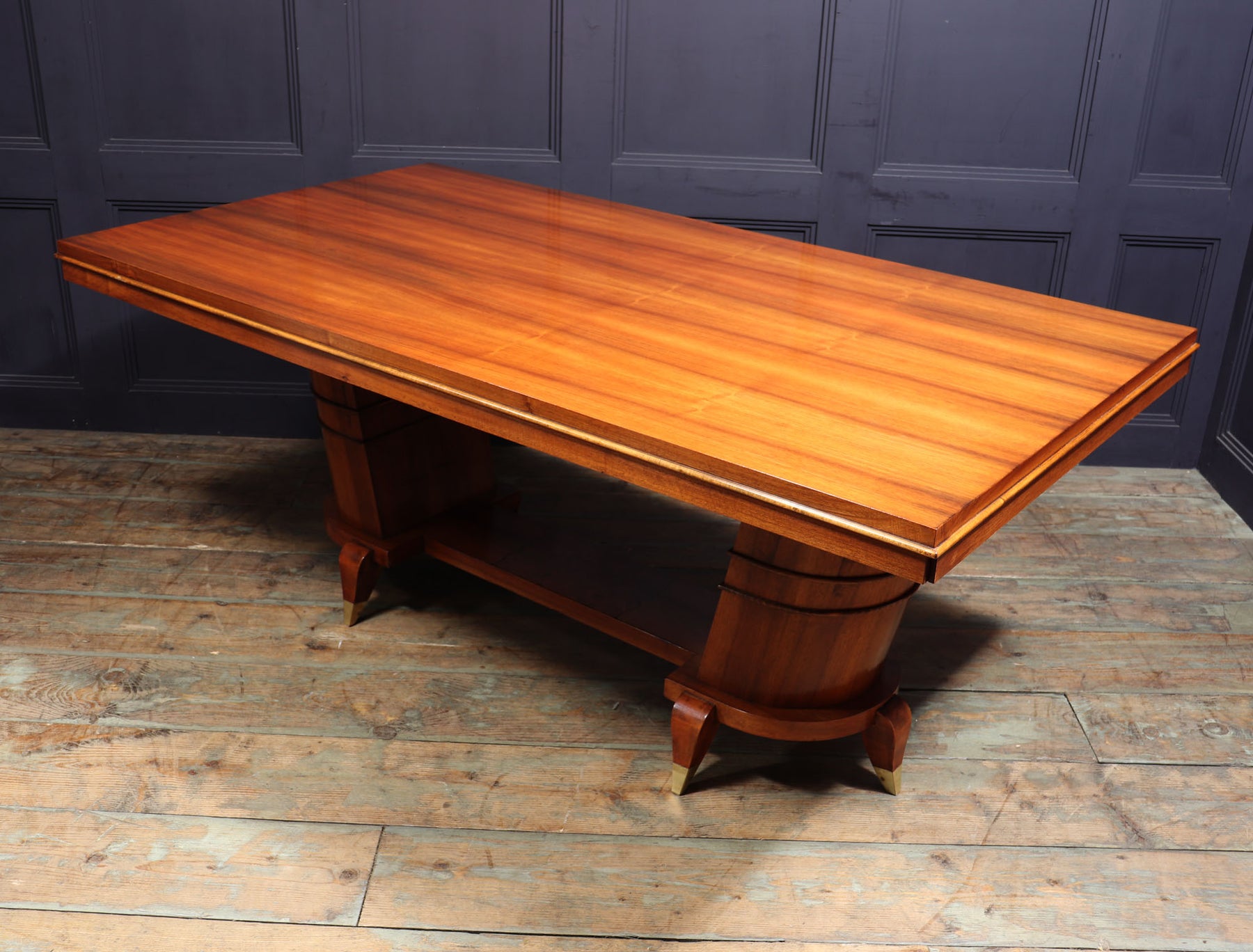 Art Deco Walnut Dining Table