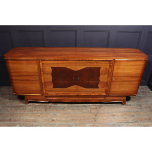 Large Walnut Art Deco Sideboard