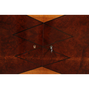 Large Walnut Art Deco Sideboard