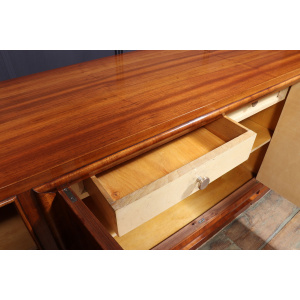 Large Walnut Art Deco Sideboard