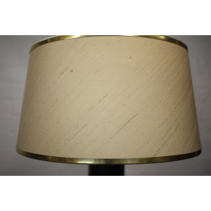 Mid Century Black & Gold Table Lamp, 1950s