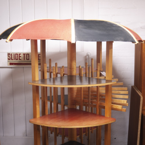 Bespoke Vintage Clothes Storage Unit by Paul Connell, 1980s