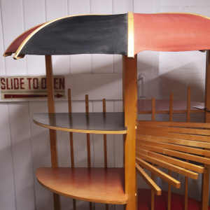Bespoke Vintage Clothes Storage Unit by Paul Connell, 1980s