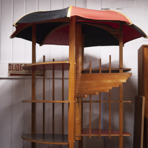 Bespoke Vintage Clothes Storage Unit by Paul Connell, 1980s