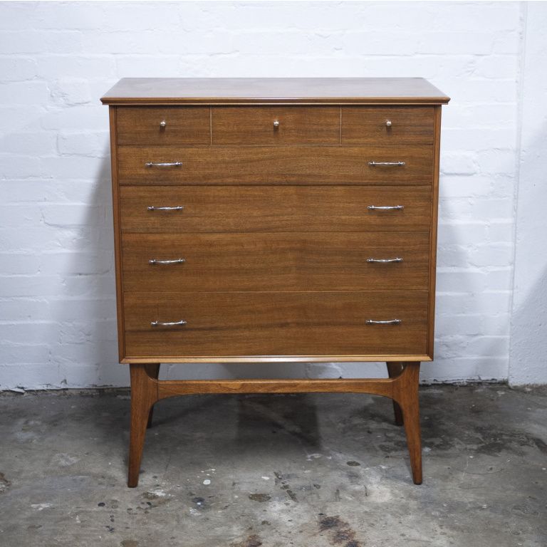 Mid-Century Walnut Chest of Drawers by Alfred Cox, 1960s - Image 3