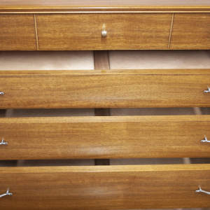 Mid-Century Walnut Chest of Drawers by Alfred Cox, 1960s