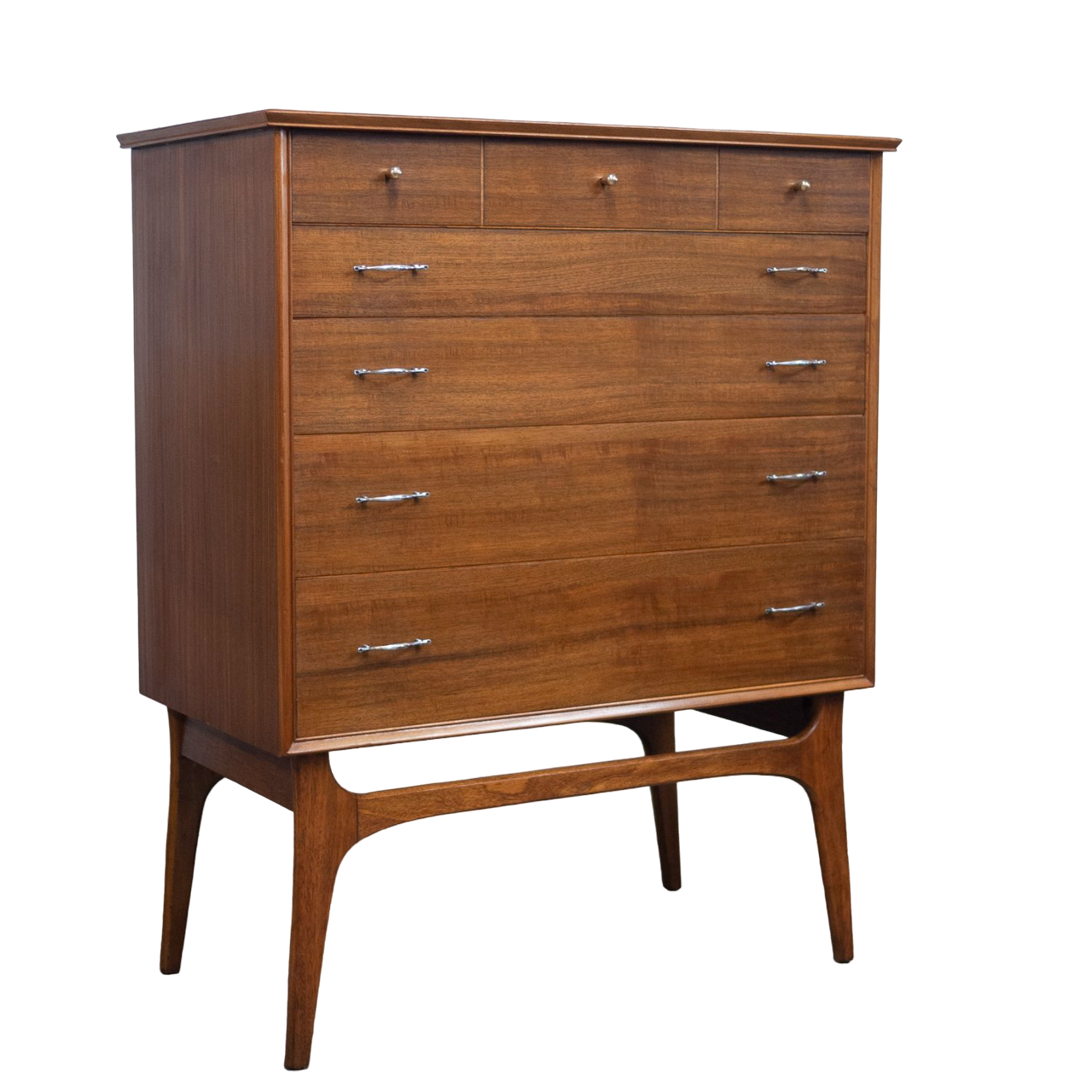 Mid-Century Walnut Chest of Drawers by Alfred Cox, 1960s