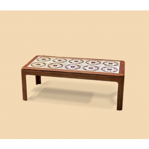 Coffee table G Plan ceramic tile top 70's mid century