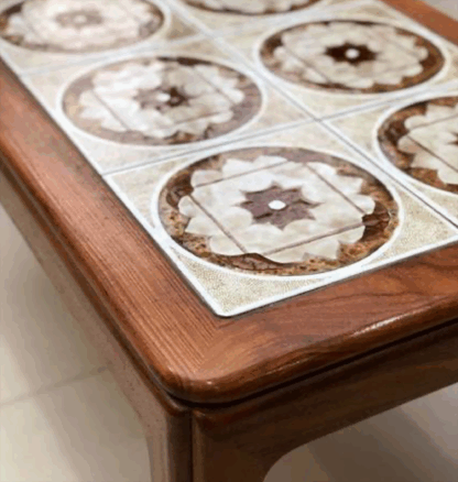Coffee table G Plan ceramic tile top 70's mid century - Image 3