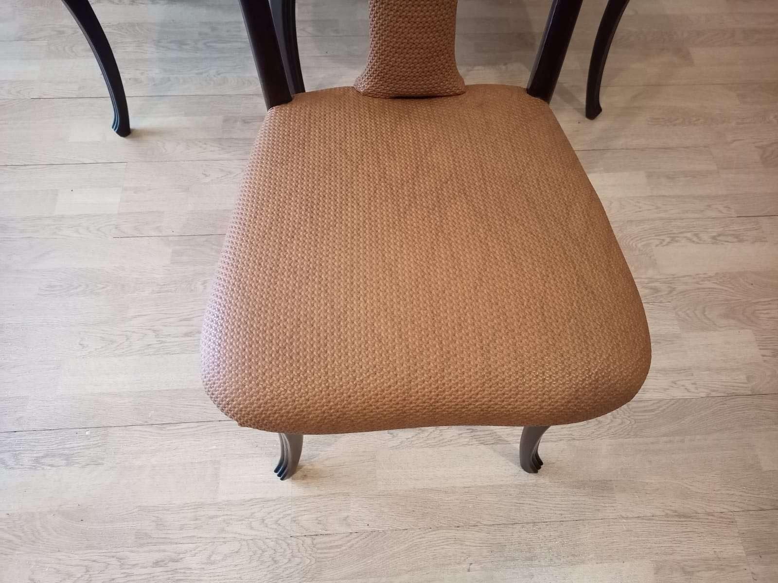 Mid-Century Modern Classical Leather Dining Chairs by Vittorio Dassi, Set of 6