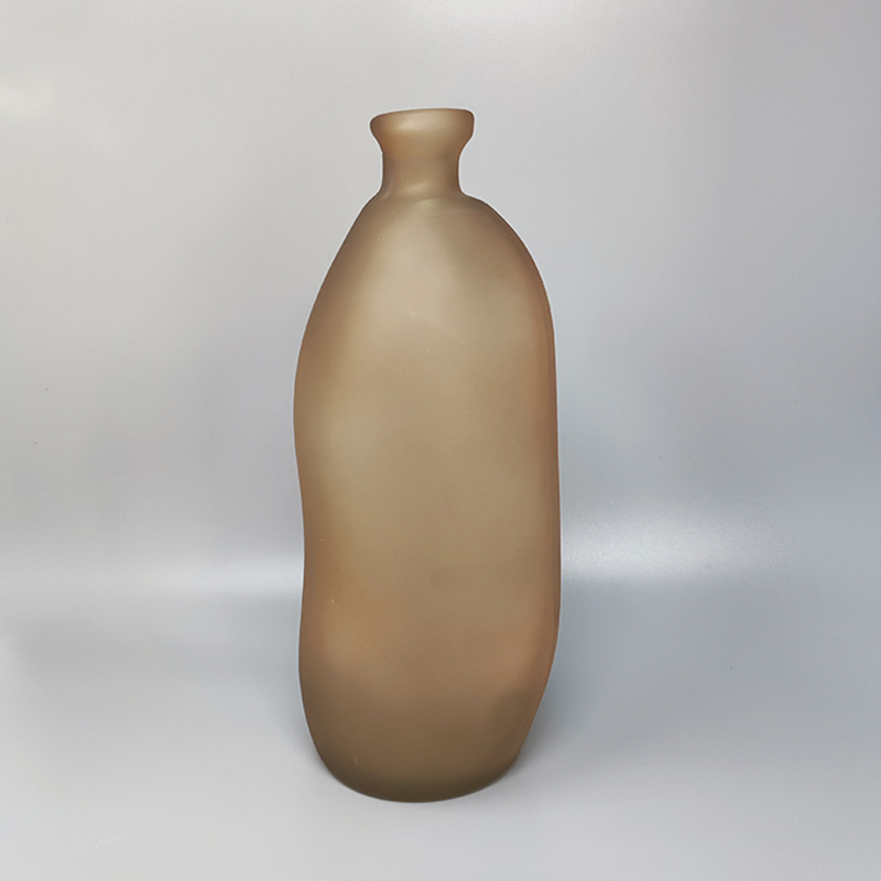 1970s Pair of Vases in Murano Glass by Dogi. Made in Italy