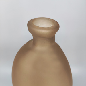 1970s Pair of Vases in Murano Glass by Dogi. Made in Italy
