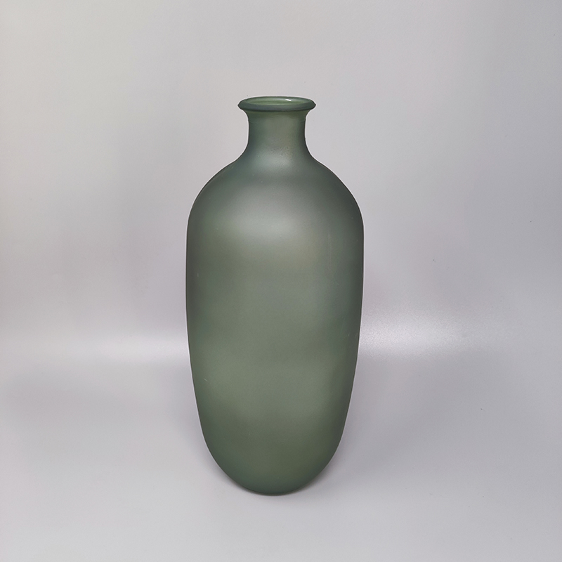 1970s Pair of Vases in Murano Glass by Dogi. Made in Italy