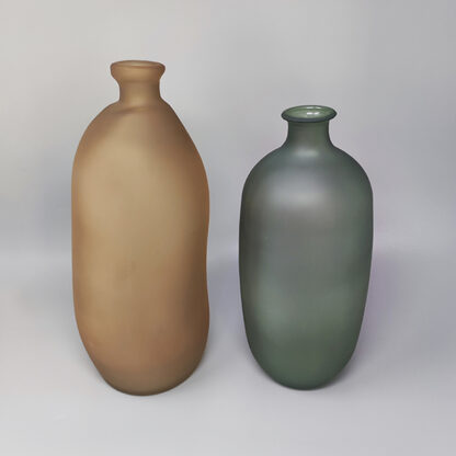 1970s Pair of Vases in Murano Glass by Dogi. Made in Italy - Image 3