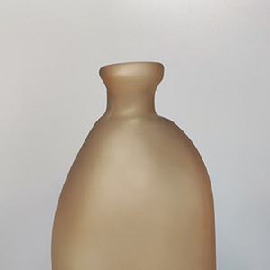 1970s Pair of Vases in Murano Glass by Dogi. Made in Italy