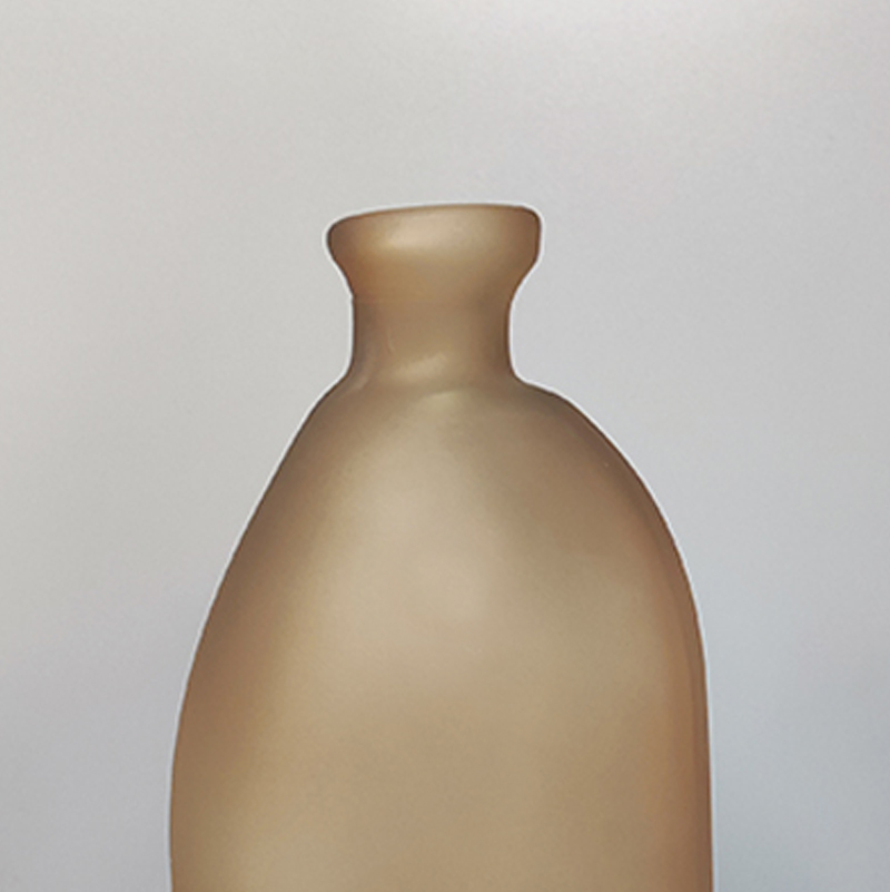 1970s Pair of Vases in Murano Glass by Dogi. Made in Italy