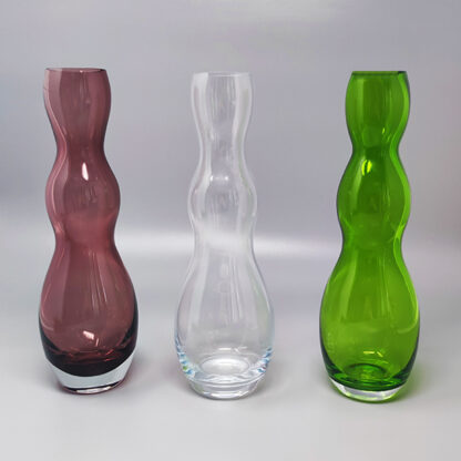 1970s Set of 3 Vases in Murano Glass by Nason. Made in Italy - Image 2
