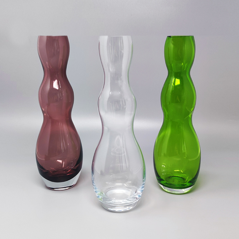 1970s Set of 3 Vases in Murano Glass by Nason. Made in Italy - Image 3