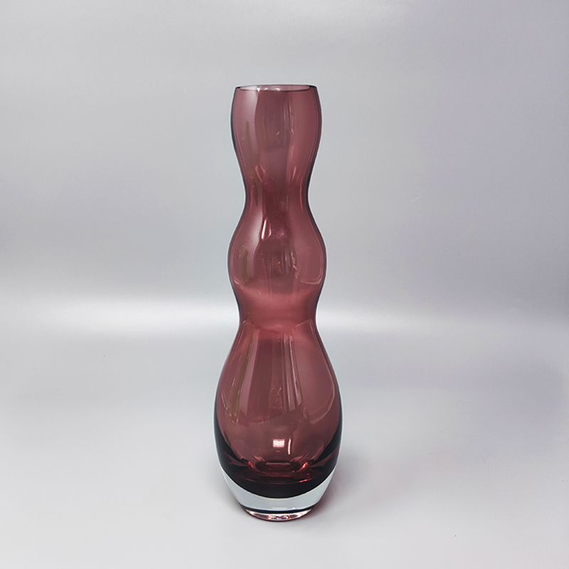 1970s Set of 3 Vases in Murano Glass by Nason. Made in Italy