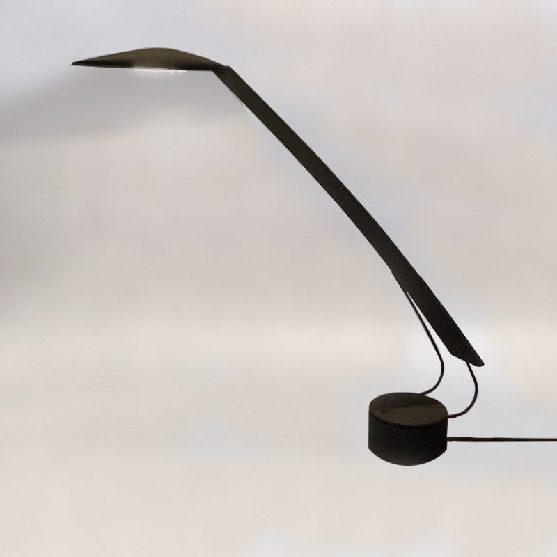 1980s Table Lamp "Dove" by Barbaglia & Colombo for PAF Studio. Made in Italy