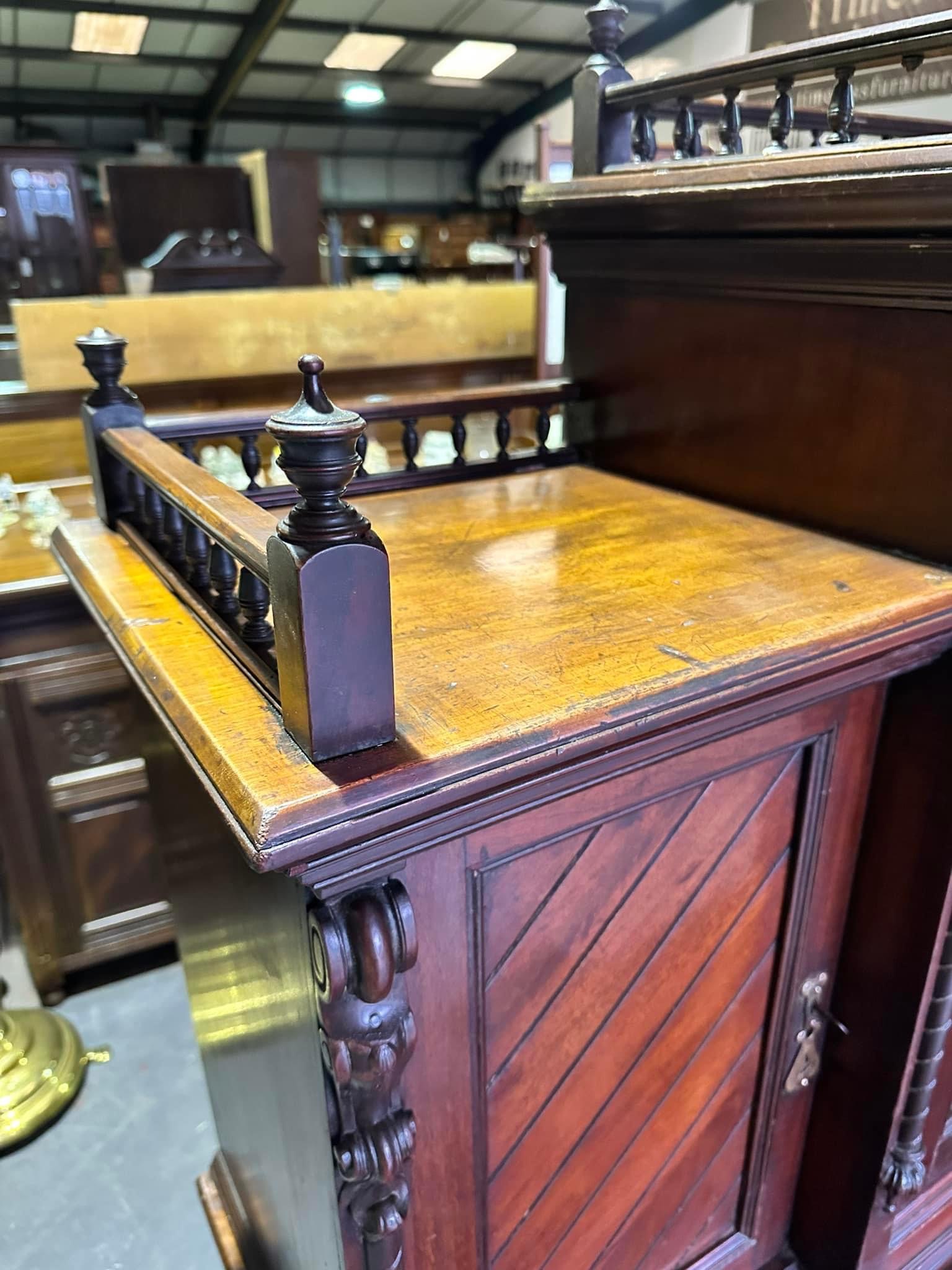 Edwardian mahogany clerks desk