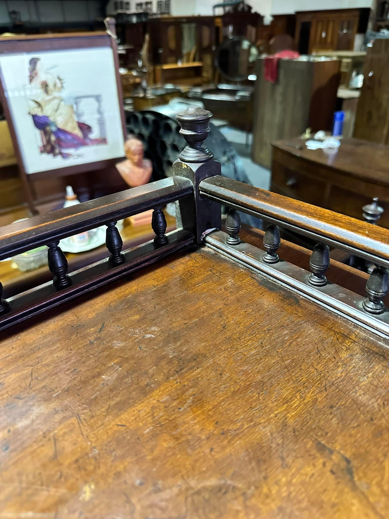 Edwardian mahogany clerks desk