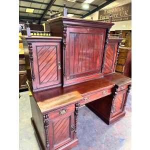 Edwardian mahogany clerks desk