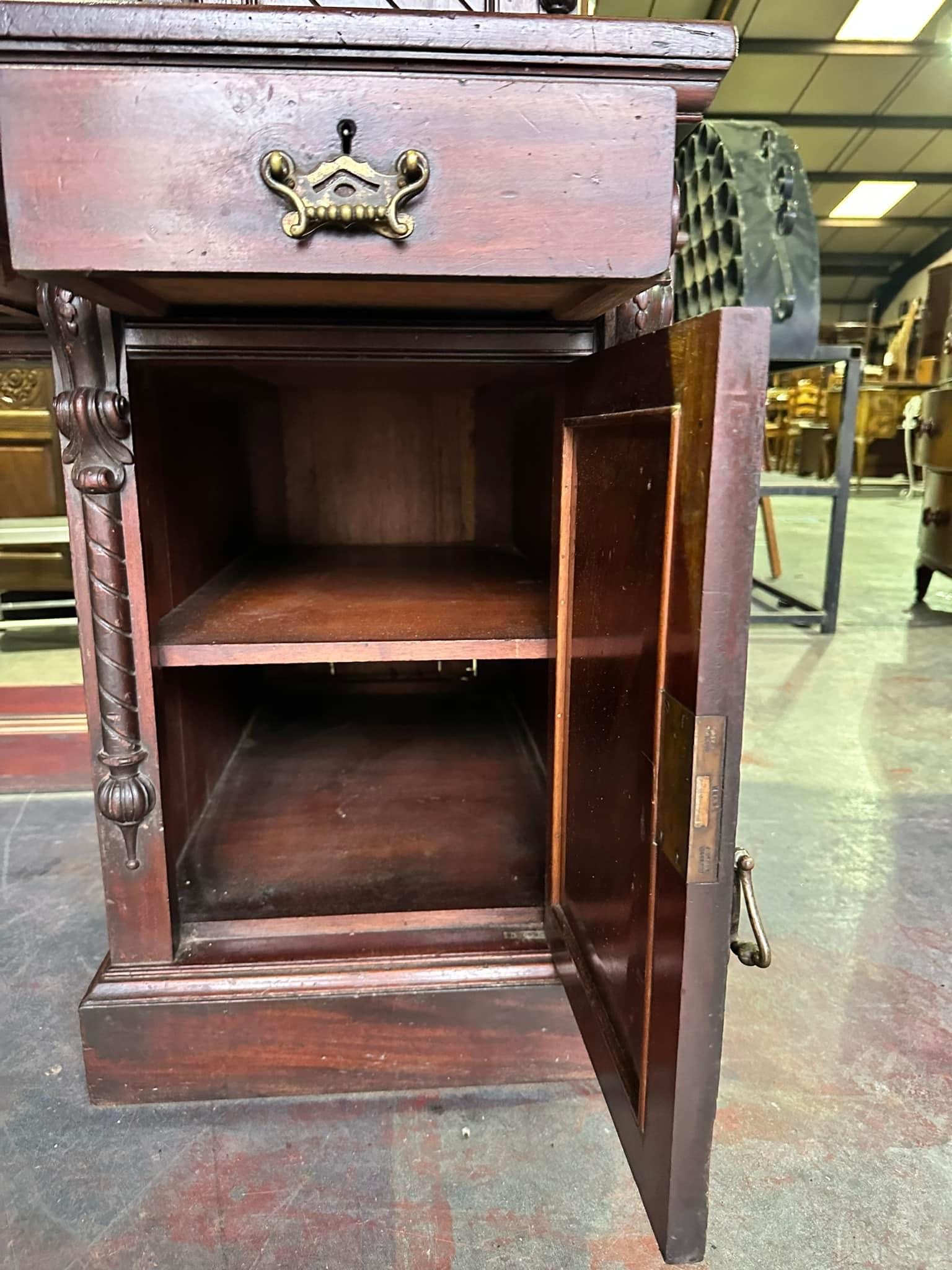 Edwardian mahogany clerks desk