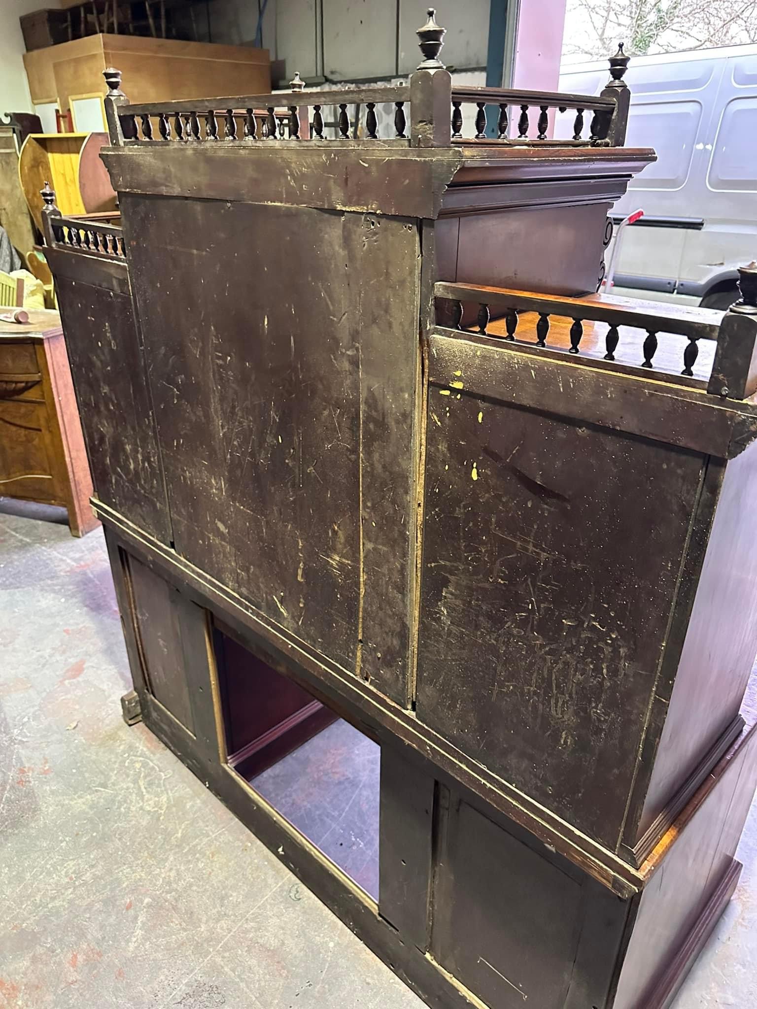 Edwardian mahogany clerks desk