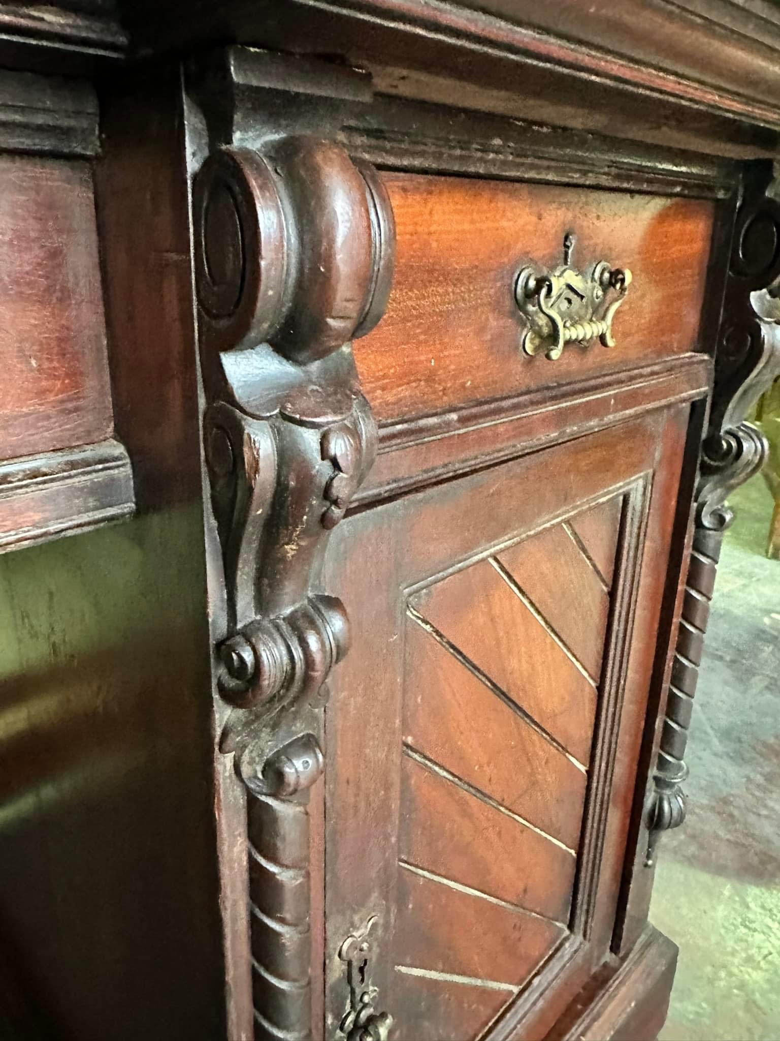 Edwardian mahogany clerks desk