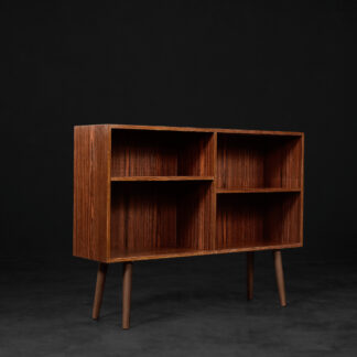 Classic Vintage Mid-Century Scandinavian Danish Modern Rosewood Bookcase Cabinet, 1960s