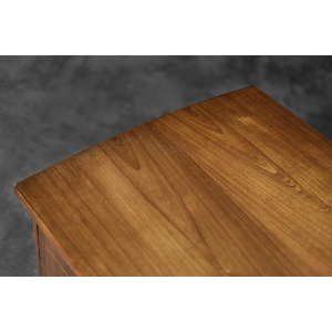 Vintage Classic Mid-Century Danish Scandinavian Modern Teak Bilateral Desk, 1960s