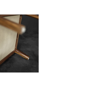 Vintage Mid-Century Scandinavian Modern Mahogany Armchair with French Wicker by Bernt Petersen dla Wørts Møbelsnedkeri, 1960s
