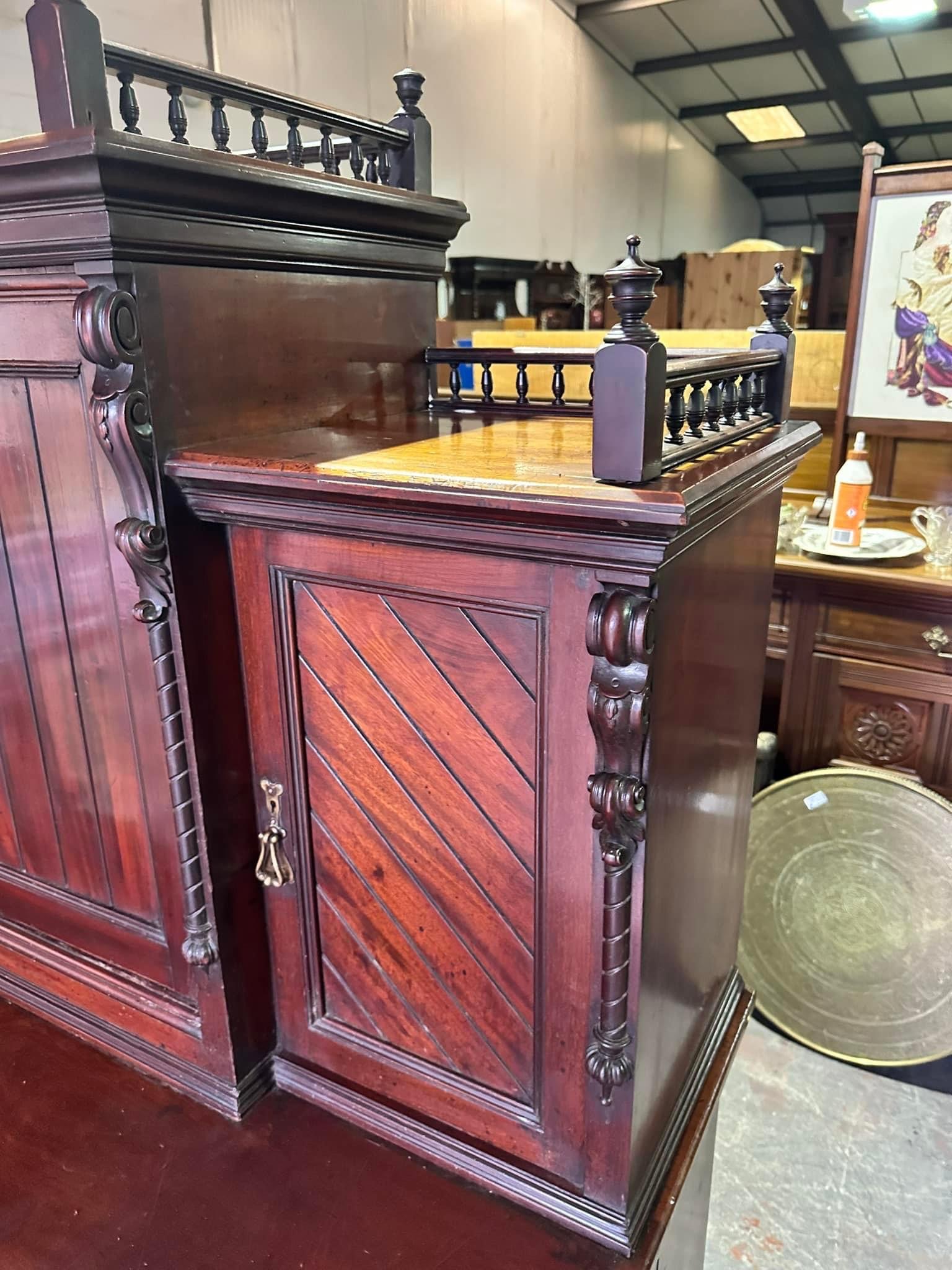 Edwardian mahogany clerks desk
