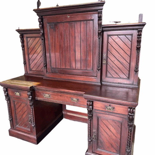 Edwardian mahogany clerks desk
