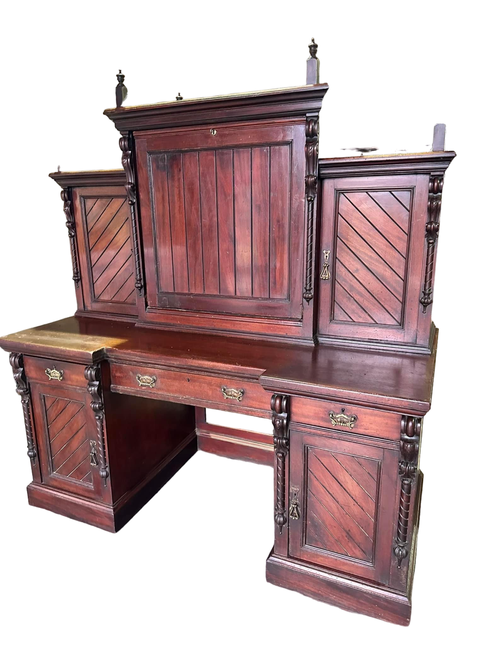 Edwardian mahogany clerks desk