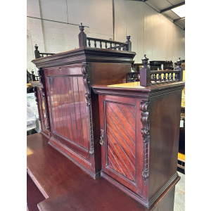 Edwardian mahogany clerks desk