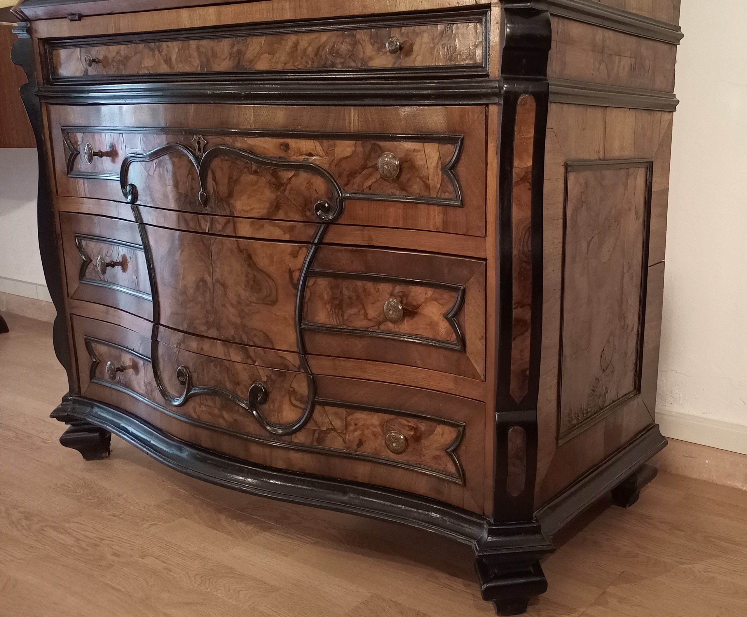 Folding Chest of Drawers from Lombardy, 1700