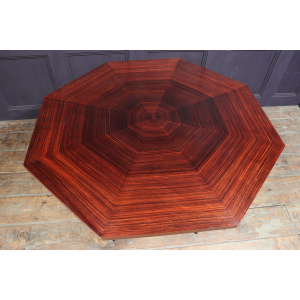 Mid Century Octagonal Dining Table In Rosewood