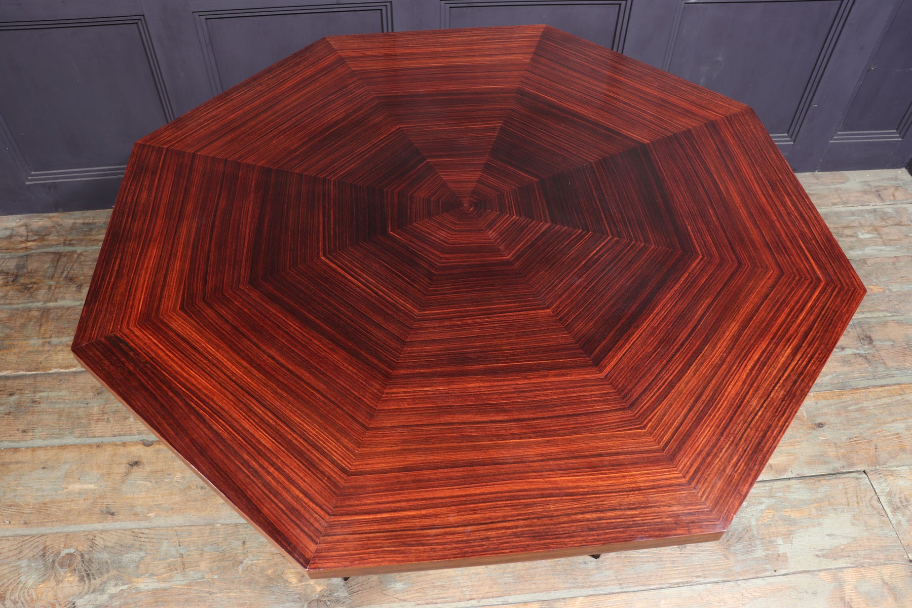 Mid Century Octagonal Dining Table In Rosewood