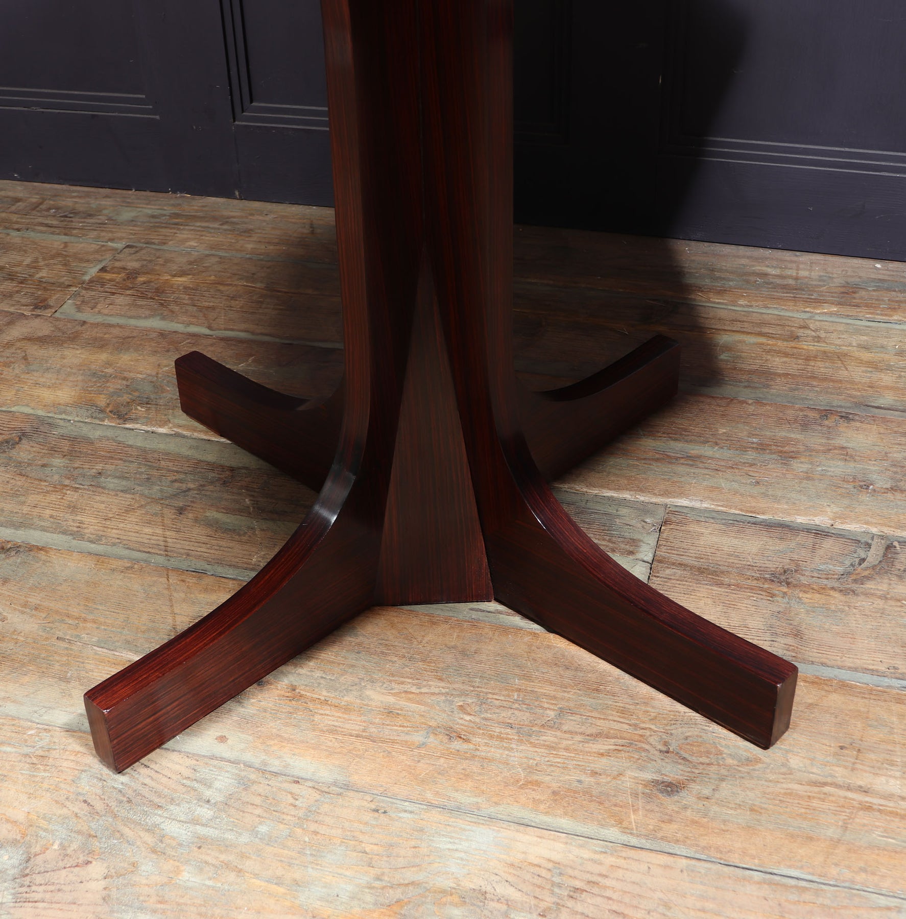 Mid Century Octagonal Dining Table In Rosewood