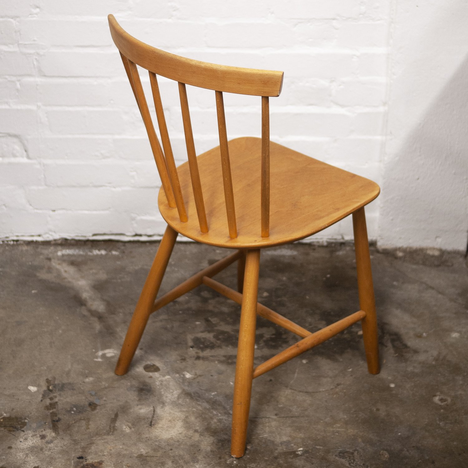 Danish J46 Chair In Birch By Poul M. Volther For FDB Møbler, 1960s
