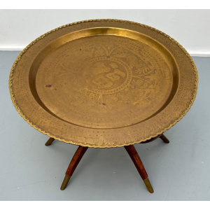 Vintage Hong Kong Spider Leg Foldable Coffee Table, 1960s