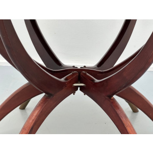 Vintage Hong Kong Spider Leg Foldable Coffee Table, 1960s
