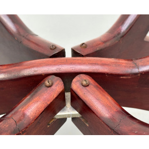 Vintage Hong Kong Spider Leg Foldable Coffee Table, 1960s